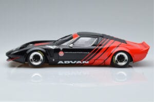 Lamborghini Miura LB Works Liberty Walk Advan GT Spirit 1:18 KJ033 Smola – slika 3 od 6