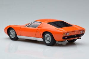 Lamborghini Miura SV Oranžna AUTOart 1:18 74542 Kovina – slika 7 od 8