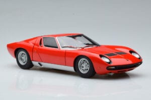 Lamborghini Miura SV Rdeča AUTOart 1:18 74543 Kovina – slika 6 od 8