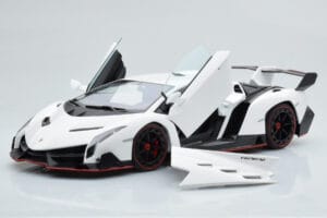 Lamborghini Veneno Bela AUTOart 1:18 74507 Kovina – slika 2 od 8