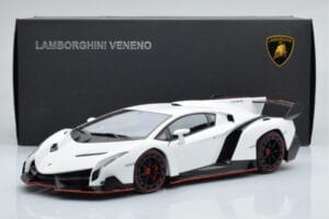 Lamborghini Veneno Bela AUTOart 1:18 74507 Kovina – slika 8 od 8