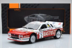 Lancia 037 Bastos #2 P. Snijers / D. Colebunders Rally Ypres 1985 IXO 1:18 18RMC136 Kovina – slika 6 od 6