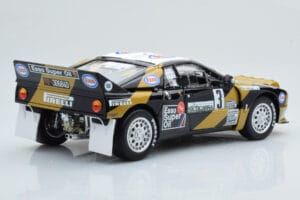 Lancia 037 ESSO #3 F. Tabaton Rally Targa Florio 1985 Kyosho 1:18 08306H Kovina – slika 4 od 8