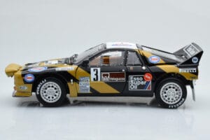 Lancia 037 ESSO #3 F. Tabaton Rally Targa Florio 1985 Kyosho 1:18 08306H Kovina – slika 5 od 8