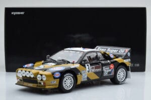 Lancia 037 ESSO #3 F. Tabaton Rally Targa Florio 1985 Kyosho 1:18 08306H Kovina – slika 8 od 8