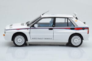 Lancia Delta HF Integrale 6 Bel Kyosho 1:18 08344E Kovina – slika 5 od 8