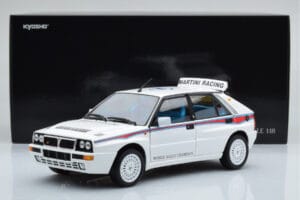 Lancia Delta HF Integrale 6 Bel Kyosho 1:18 08344E Kovina – slika 8 od 8