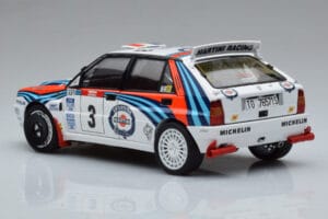 Lancia Delta HF Integrale Evoluzione #3 D. Auriol / B. Occelli Tour de Corse 1992 Kyosho 1:18 08348H Kovina – slika 6 od 9