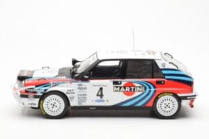 Lancia Delta Integrale 16V #4 A. Fiorio Rally Safari 1990 IXO 1:18 18RMC139B Kovina – slika 3 od 6
