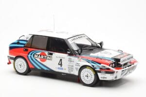 Lancia Delta Integrale 16V #4 A. Fiorio Rally Safari 1990 IXO 1:18 18RMC139B Kovina – slika 4 od 6