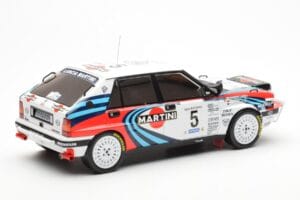 Lancia Delta Integrale 16V #5 J. Kankkunen / J. Piironen Rally Safari 1990 IXO 1:18 18RMC139C Kovina – slika 2 od 6