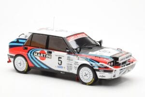 Lancia Delta Integrale 16V #5 J. Kankkunen / J. Piironen Rally Safari 1990 IXO 1:18 18RMC139C Kovina – slika 4 od 6