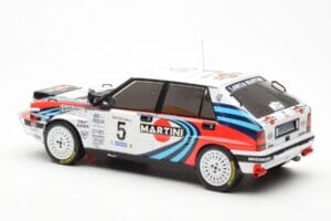 Lancia Delta Integrale 16V #5 J. Kankkunen / J. Piironen Rally Safari 1990 IXO 1:18 18RMC139C Kovina – slika 5 od 6