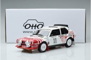 Lancia Delta S4 Group B #3 M. Alen / I. Kivimäki Olympus Rally 1986 Otto 1:18 OT976 Kovina – slika 6 od 6