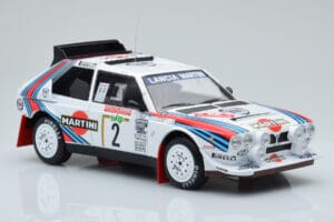 Lancia Delta S4 #2 M. Alen / I. Kivimaki Rally San Remo 1986 IXO 1:18 18RMC130A Kovina – slika 4 od 6