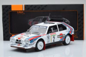 Lancia Delta S4 #2 M. Alen / I. Kivimaki Rally San Remo 1986 IXO 1:18 18RMC130A Kovina – slika 6 od 6