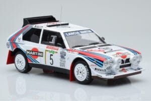 Lancia Delta S4 #5 M. Biasion / T. Siviero Rally San Remo 1986 IXO 1:18 18RMC130B Kovina – slika 4 od 6
