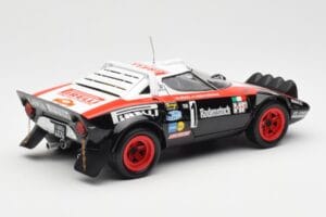 Lancia Stratos HF #1 Hunsruck Rally 1978 Kyosho 1:18 08130D Kovina – slika 3 od 8