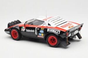 Lancia Stratos HF #1 Hunsruck Rally 1978 Kyosho 1:18 08130D Kovina – slika 7 od 8