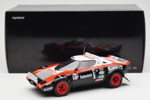 Lancia Stratos HF #1 Hunsruck Rally 1978 Kyosho 1:18 08130D Kovina – slika 8 od 8