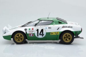 Lancia Stratos Alitalia #14 S. Munari / M. Mannucci Winners Rally Monte Carlo 1975 Minichamps 1:18 155751714 Kovina – slika 3 od 6