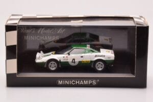 Lancia Stratos Alitalia #4 B. Waldegaard / H. Thorzelius Winner Rally Sweden 1975 Minichamps 1:43 430751204 Kovina – slika 4 od 4