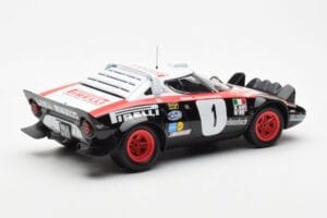 Lancia Stratos HF #1 Lancia Pirelli W. Rohrl / C. Geistdorfer Winners Dynabit Saarland Rallye 1978 Minichamps 1:18 155781701  – slika 2 od 6