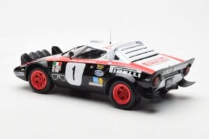 Lancia Stratos HF #1 Lancia Pirelli W. Rohrl / C. Geistdorfer Winners Dynabit Saarland Rallye 1978 Minichamps 1:18 155781701  – slika 5 od 6