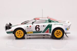 Lancia Stratos HF #6 B. Waldegård / H. Thorszelius Rally Monte Carlo 1976 IXO 1:18 18RMC162B Kovina – slika 3 od 6