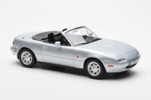 Mazda MX-5 NA Srebrna Norev 1:18 188023 Kovina – slika 5 od 7