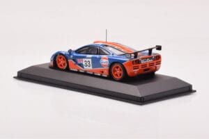 McLaren F1 GTR #33 Gulf Racing R. Bellm / M. Weaver / J-J. Lehto 24 Hours of Le Mans 1996 Minichamps 1:43 530164333 Kovina – slika 3 od 4
