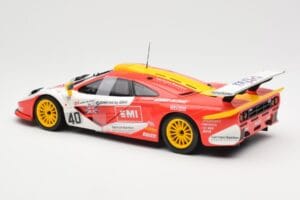 McLaren F1 GTR #40 J. O'Rourke / M. Sugden / P. Auberlein EMI 24 Hours of Le Mans 1996 UT Models 1:18 39820 Kovina – slika 5 od 6