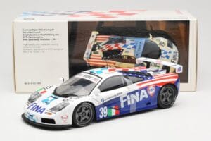 McLaren F1 GTR #39 N. Piquet / J. Cecotto / D. Sullivan Team Bigazzi 24 Hours of Le Mans 1996 UT Models 1:18 80439421485 Kovi – slika 6 od 6