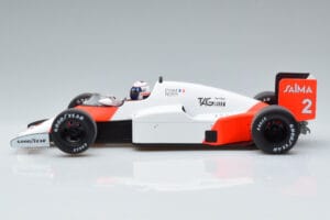 McLaren MP4/2B Marlboro #2 A. Prost Monaco GP Winner World Champion 1985 MCG 1:18 MCG18606F Kovina – slika 3 od 6