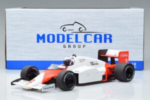 McLaren MP4/2B Marlboro #2 A. Prost Monaco GP Winner World Champion 1985 MCG 1:18 MCG18606F Kovina – slika 6 od 6