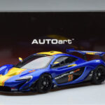 McLaren P1 GTR Modra Z Rumenimi Progami AUTOart 1:18 - image 7 of 7