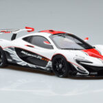 McLaren P1 GTR Sijajno Bela Z Rdečimi Progami AUTOart 1:18 - image 5 of 7