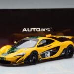 McLaren P1 GTR Rumena Z Zelenimi Progami AUTOart 1:18 - image 7 of 7