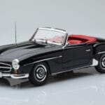 Mercedes 190 SL W121 Kabriolet Črn Minichamps 1:18 100037030