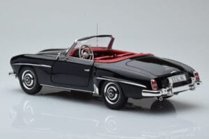 Mercedes 190 SL W121 Kabriolet Črn Minichamps 1:18 100037030 Kovina – slika 6 od 8