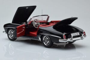 Mercedes 190 SL W121 Kabriolet Črn Minichamps 1:18 100037030 Kovina – slika 7 od 8