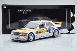 Mercedes 190E 2.5-16 W201 EVO 1 Jet #16 F. Biela Team Ms-Jet Racing DTM 1990 Minichamps 1:18 155903616 Kovina – slika 6 od 6