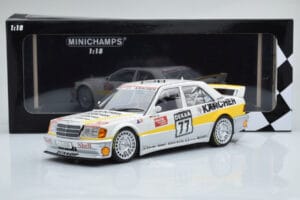 Mercedes 190E 2.5-16 W201 EVO 1 Karcher #77 F. Kreutzpointer Team AMG-Mercedes DTM 1990 Minichamps 1:18 155903677 Kovina – slika 6 od 6