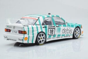 Mercedes 190E 2.5-16 W201 EVO 2 Debis #18 F. Giroix Team Zackspeed DTM 1991 Minichamps 1:18 155913618 Kovina – slika 2 od 6