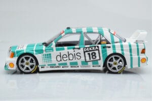 Mercedes 190E 2.5-16 W201 EVO 2 Debis #18 F. Giroix Team Zackspeed DTM 1991 Minichamps 1:18 155913618 Kovina – slika 3 od 6