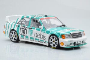 Mercedes 190E 2.5-16 W201 EVO 2 Debis #18 F. Giroix Team Zackspeed DTM 1991 Minichamps 1:18 155913618 Kovina – slika 4 od 6