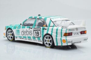 Mercedes 190E 2.5-16 W201 EVO 2 Debis #19 R. Asch Team Zackspeed DTM 1991 Minichamps 1:18 155913619 Kovina – slika 5 od 6