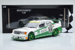 Mercedes 190E 2.5-16 W201 EVO 2 Debis #88 B. Schneider Team Zackspeed DTM 1991 Minichamps 1:18 155913688 Kovina – slika 6 od 6