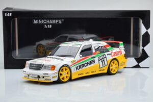 Mercedes 190E 2.5-16 W201 EVO 2 Karcher #11 J. Laffite Team Maas-Schons DTM 1992 Minichamps 1:18 155923611 Kovina – slika 6 od 6