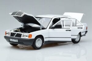 Mercedes 190 E W201 Bel Norev 1:18 183820 Kovina – slika 2 od 7
